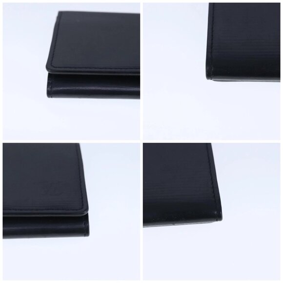 LOUIS VUITTON Epi Envelope Carte de Visite Card Case Black M60652 Auth ar13000 - Picture 14 of 16